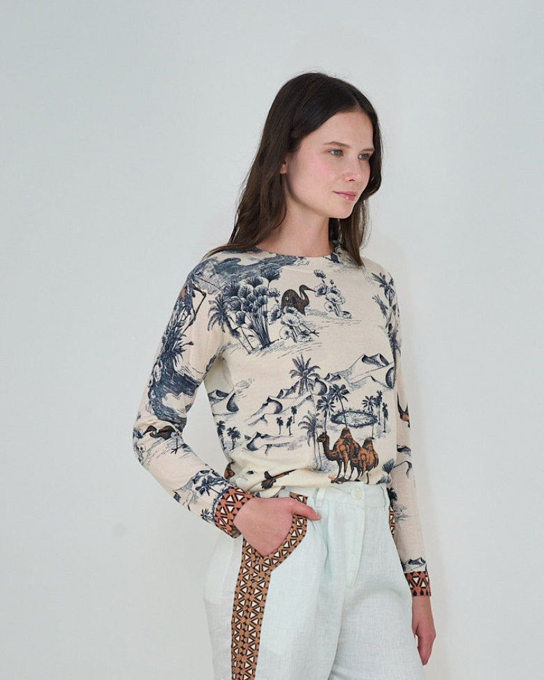 Sweater Cashmere Mystic White