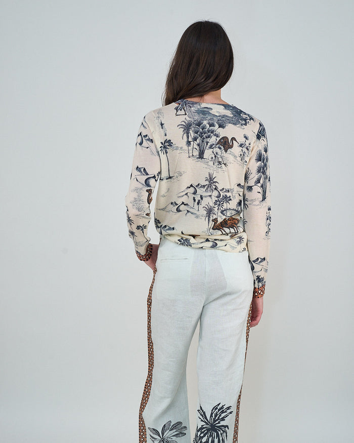 Sweater Cashmere Mystic White
