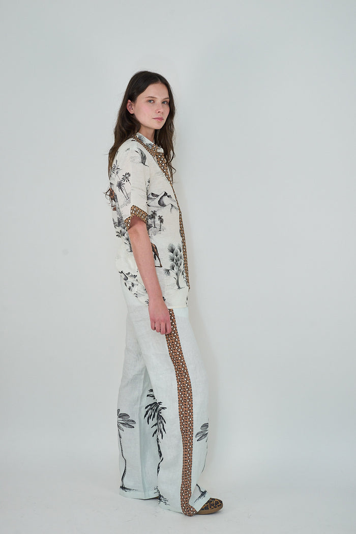 Short Sleeve Shirt Mystic White