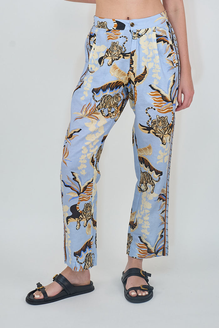 Pant Bali Tiger Light Blue