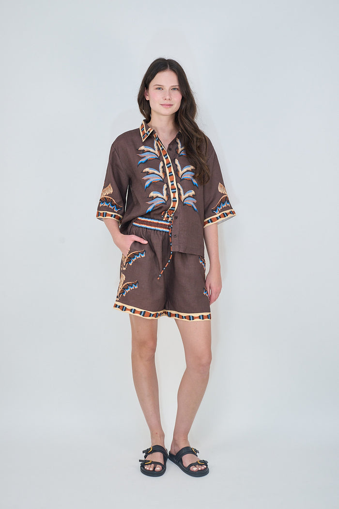 Short Bali Tiger Brown