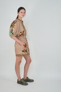 Balloon Shirt Bali Tiger Rose