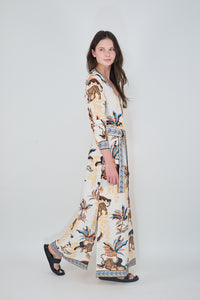Long Dress Bali Tiger White