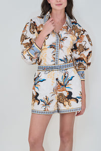 Shirt Bali Tiger White