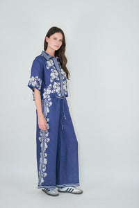 Pant Wild Flower Blue