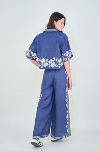 Pant Wild Flower Blue