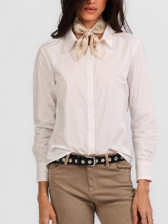 Scarf Lotus Tiger Cream